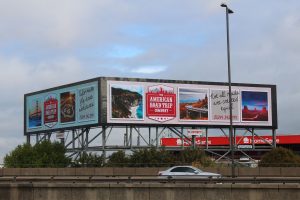 LED Advertising Screens on the m5 m6 link